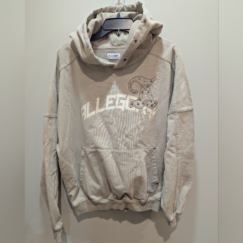 Allegory 010 Threads Of Tales Galactic Rodeo Beige Hoodie